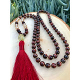 I AM Focused & Empowered - Tigers Eye 108 Mala - Necklace